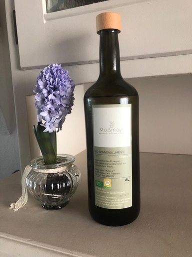 Bio-Sonnenblumenöl 1 Liter kaltgepresst