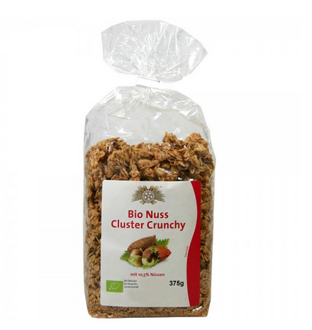 Müsli Bio Nuss-Cluster Crunchy 375g